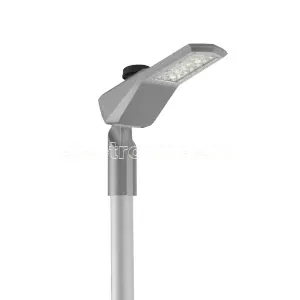 Фото Светильник светодиодный Levante Urban 25Вт кронштейн 60мм 3000К уличный 1..10V NEMA RAL7045 сер. муар VARTON V1-S1-70660-40U30-6602530