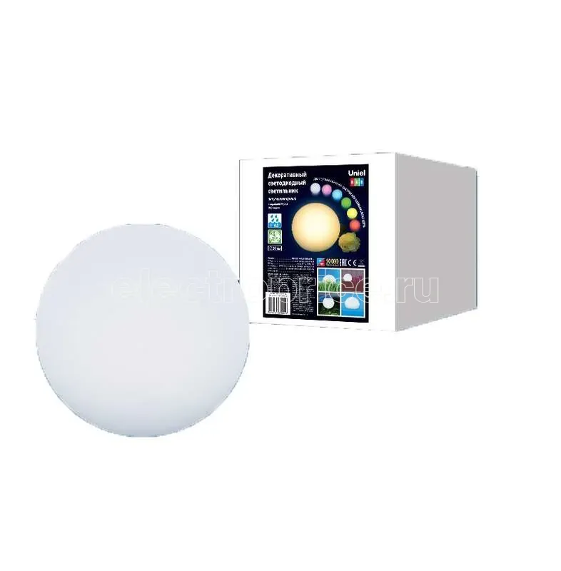 Фото Светильник светодиодный ULG-R001 030/RGB IP65 BALL Uniel UL-00003300