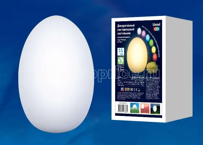 Фото Светильник светодиодный ULG-R003 019/RGB IP54 EGG Uniel UL-00003302