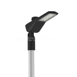 Фото Светильник светодиодный Levante Urban 40Вт кронштейн 48мм 3000К уличный 1..10V NEMA RAL9005 черн. муар VARTON V1-S1-90648-40U30-6604030