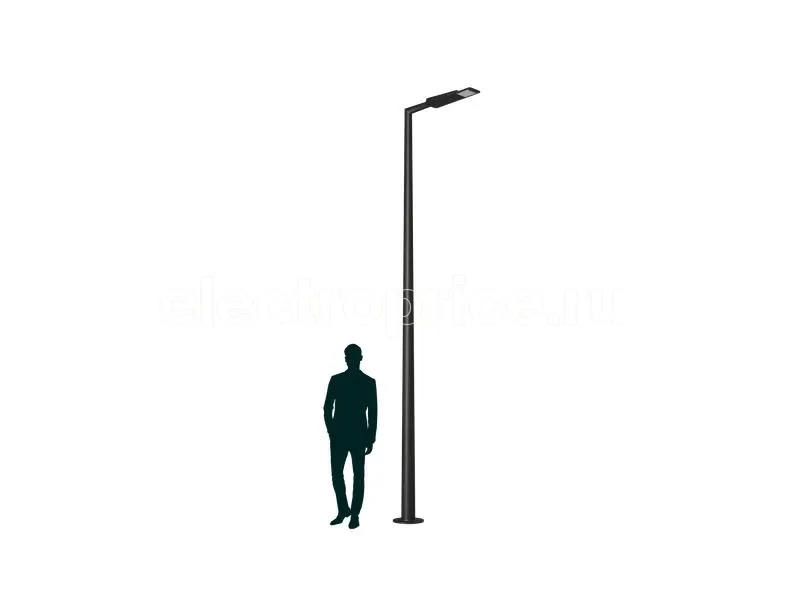 Фото Светильник GALAXY LED 35 DW 2700K POLE 4M D130 RAL9006 СТ 4730000180