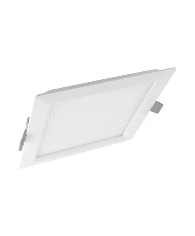 Фото Светильник светодиодный DOWNLIGHT SLIM SQUARE тонкий ДВО 18Вт 3000К 1530лм IP20 230В квадр. бел. LEDVANCE 4058075079335