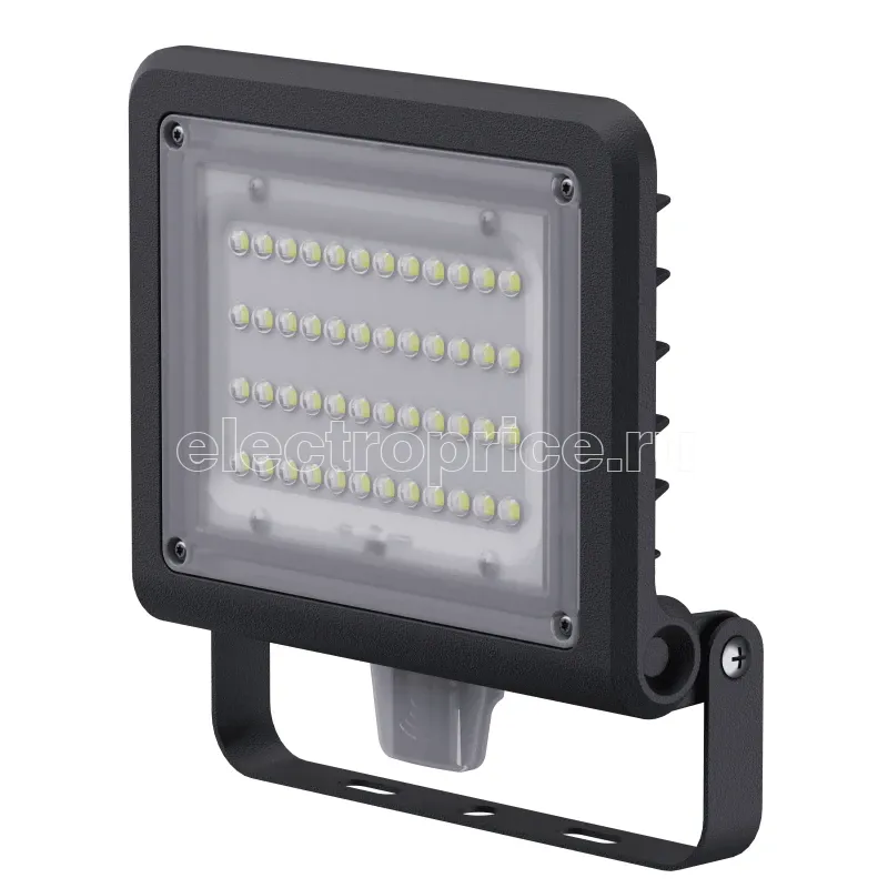 Фото Прожектор светодиодный 80 679 NFL-03-50-4К-BL-LED 50Вт 4000К IP65 6950лм с датчиком черн. Navigator 80679