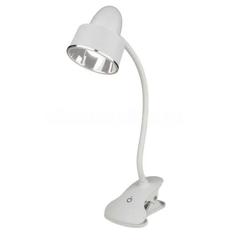 Фото Светильник настольный TLD-557 Beige/LED/350Lm/5500K/Dimmer 5Вт «прищепка» сенсор. выкл. Uniel UL-00004139