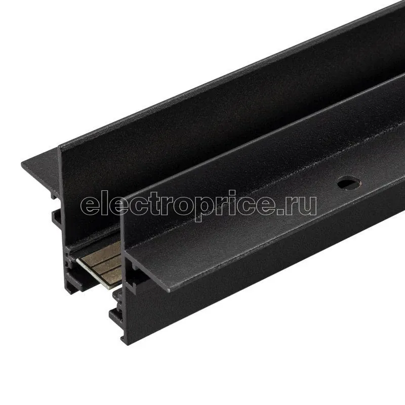 Фото Трек встраиваемый MAG-TRACK-2538-FDW-2000 (BK) IP20 метал. 3 года Arlight 033460