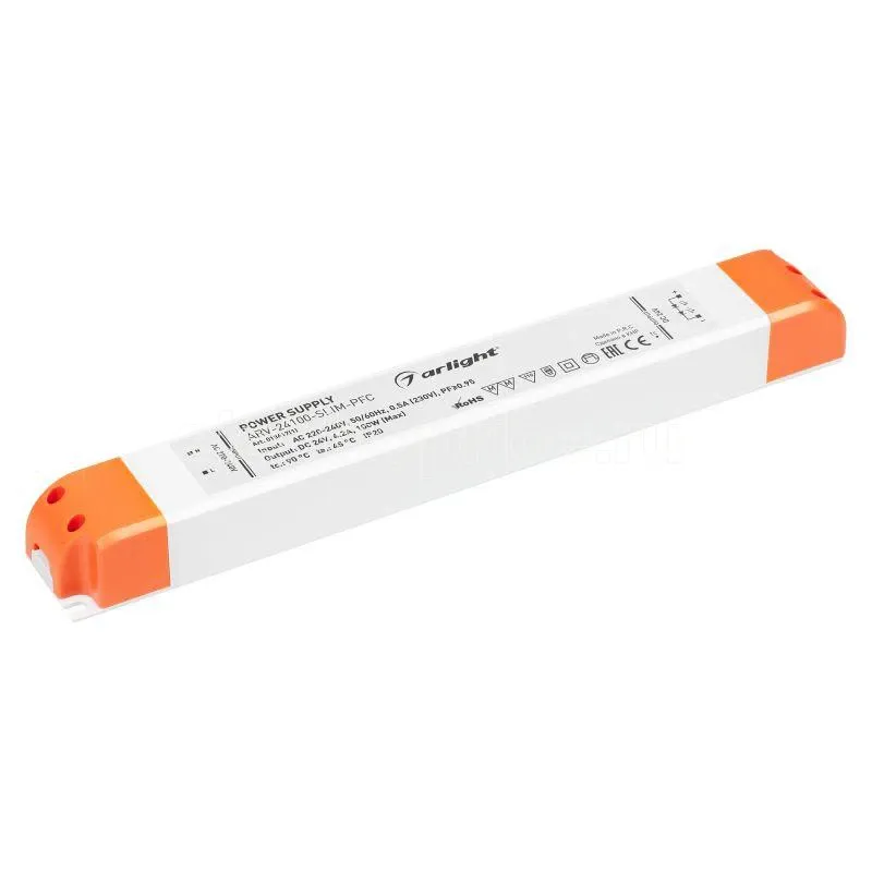 Фото Блок питания ARV-24100-SLIM-PFC 24В 4.2А 100Вт IP20 пластик Arlight 018617(1)