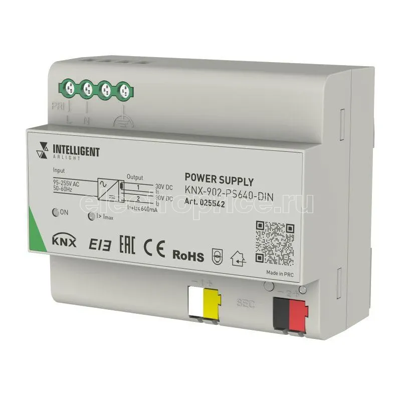 Фото Блок питания шины INTELLIGENT KNX-902-PS640-DIN 230В 640мА Arlight 025542