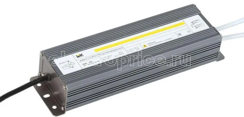 Фото Драйвер LED ИПСН-PRO 5050 150Вт 12В блок-шнуры IP67 IEK LSP1-150-12-67-33-PRO