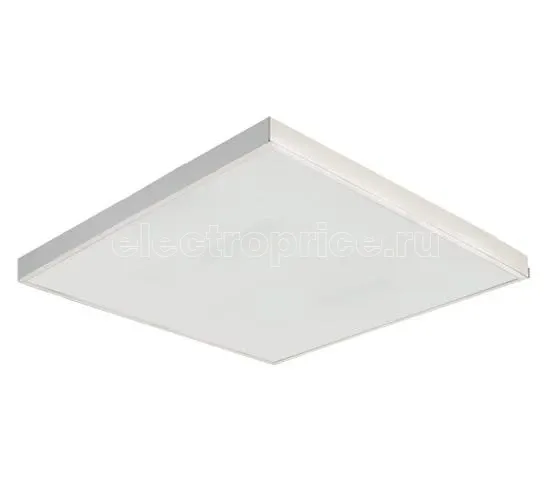 Фото Светильник светодиодный ДПО12-30-043 Universal Soft EM3 MT 840 LED 34Вт 4000К 3725лм 109лм/Вт 595х595х40 Ra>80 PF=0.95 IP20 рассеив. опал. полимер. БАП матов. Ардатов 1200430043.3.45