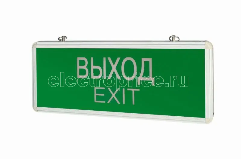 Фото Светильник Evade Basic "ВЫХОД-EXIT" 3Вт IP20 2ч аварийный односторонний VARTON V1-R0-70354-02A02-2000365