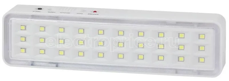 Фото Светильник светодиодный DBA-101-0-20 30LED 5ч IP20 аварийный непостоянный Эра Б0044394