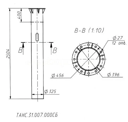 Фото Деталь фундамента закладная ТАНС.31.007.000 (ЗФ-24/12/Д396-2.5-б) OPORA ENGINEERING OE-00029