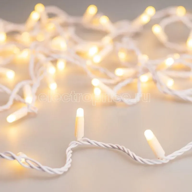 Фото Гирлянда светодиодная ARD-STRING-CLASSIC-10000-WHITE-100LED-MILK-STD Warm230В 7Вт IP65 Ardecoled 031204