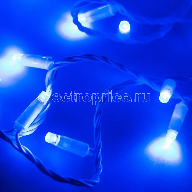 Фото Гирлянда светодиодная ARD-STRING-CLASSIC-10000-WHITE-100LED-STD BLUE230В 7Вт IP65 Ardecoled 025817