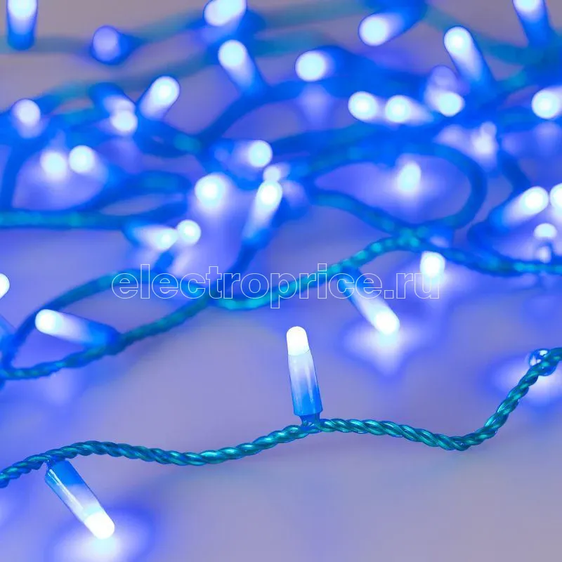 Фото Гирлянда светодиодная ARD-STRING-CLASSIC-10000-BLUE-100LED-MILK-STD Blue230В 7Вт IP65 Ardecoled 031198