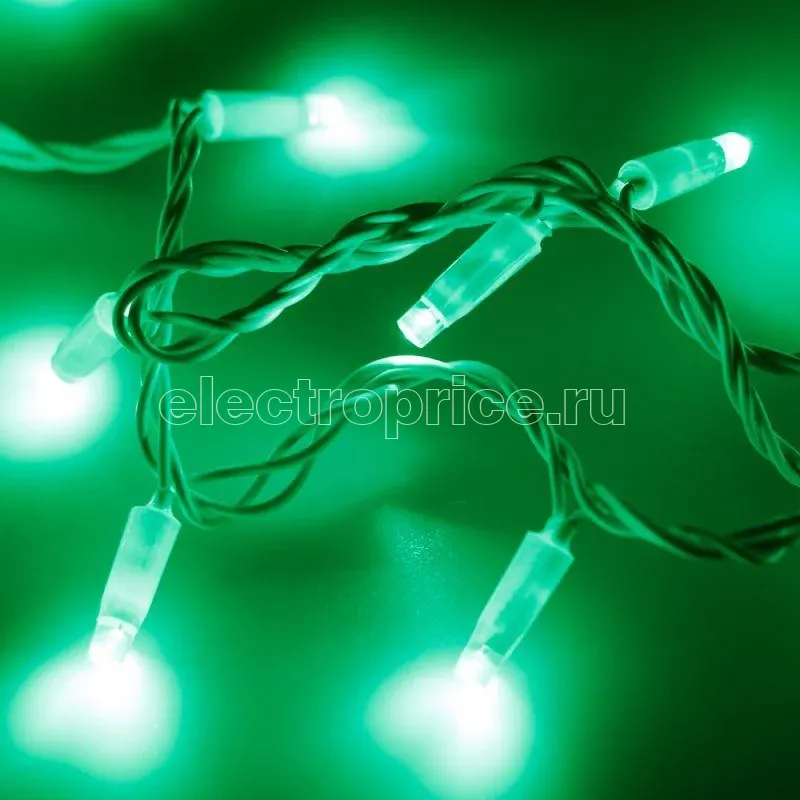 Фото Гирлянда светодиодная ARD-STRING-CLASSIC-10000-WHITE-100LED-STD GREEN230В 7Вт IP65 Ardecoled 025815