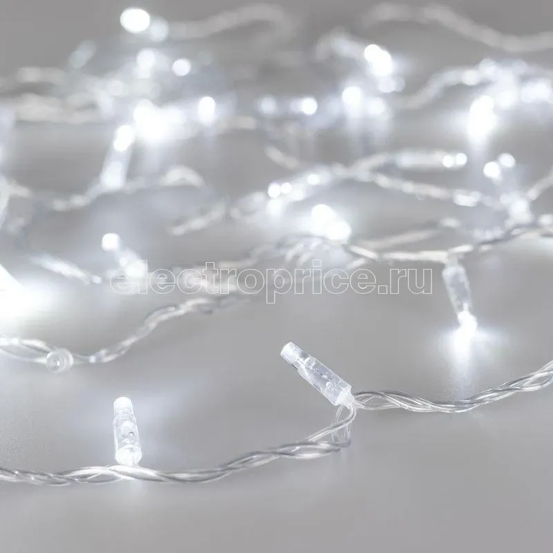 Фото Гирлянда светодиодная ARD-STRING-CLASSIC-1000-CLEAR-100LED-PULSE White230В 7Вт IP65 Ardecoled 031638