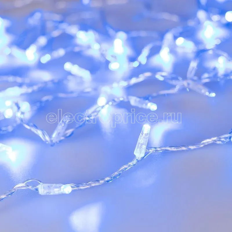 Фото Гирлянда светодиодная ARD-STRING-CLASSIC-1000-CLEAR-100LED-PULSE Blue230В 7Вт IP65 Ardecoled 031641