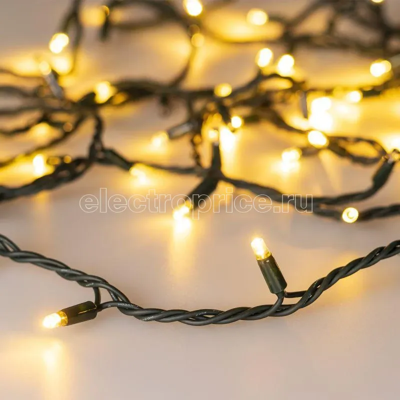 Фото Гирлянда светодиодная ARD-STRING-PRO-1000-GREEN-100LED-PULSE Warm230В 7Вт IP65 Ardecoled 031661