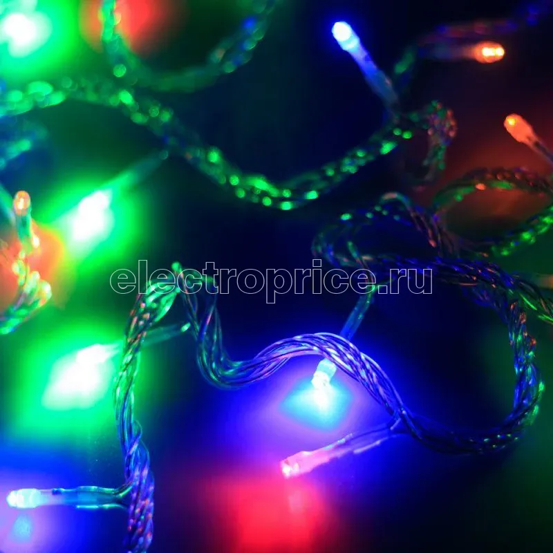 Фото Гирлянда светодиодная ARD-STRING-HOME-5000-CLEAR-50LED-LIVE RGB 230В 3.5Вт IP20 Ardecoled 025763