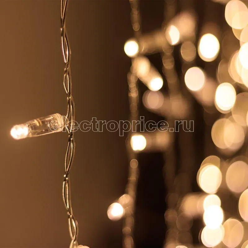 Фото Гирлянда светодиодная ARD-CURTAIN-CLASSIC-2000х6000-CLEAR-1500LED-WATERFALL Warm 230В 180Вт IP65 Ardecoled 024873