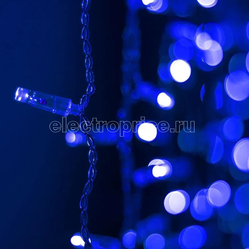 Фото Гирлянда светодиодная ARD-CURTAIN-CLASSIC-2000х3000-CLEAR-760LED Blue 230В 60Вт IP65 Ardecoled 024861