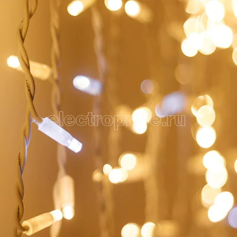 Фото Гирлянда светодиодная ARD-CURTAIN-PRO-2000х3000-WHITE-760LED-FLASH WARM/WHITE 230В 70Вт IP65 Ardecoled 026062