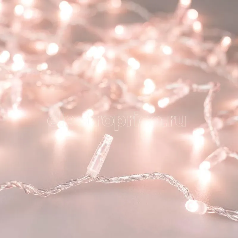 Фото Гирлянда светодиодная ARD-STRING-CLASSIC-10000-CLEAR-100LED-STD Rose Gold230В 7Вт IP65 Ardecoled 025789