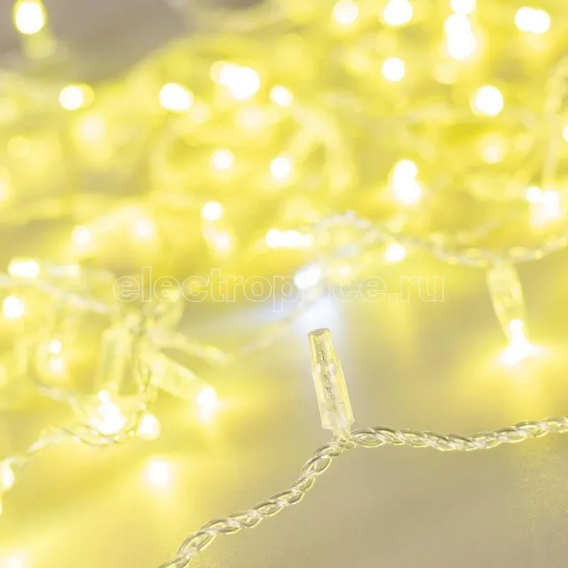 Фото Гирлянда светодиодная ARD-STRING-CLASSIC-10000-CLEAR-100LED-FLASH Gold230В 7Вт IP65 Ardecoled 025820