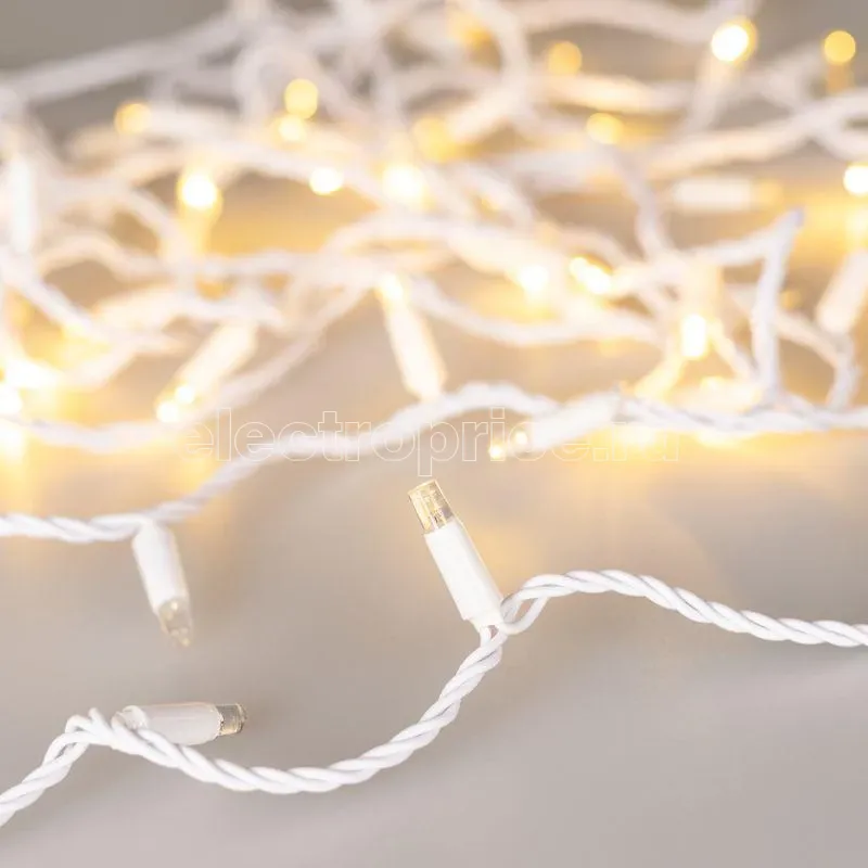 Фото Гирлянда светодиодная ARD-STRING-CLASSIC-10000-WHITE-100LED-PULSE Warm230В 7Вт IP65 Ardecoled 031645