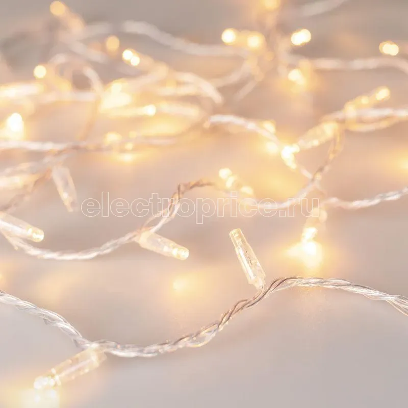 Фото Гирлянда светодиодная ARD-STRING-CLASSIC-1000-CLEAR-100LED-PULSE Warm230В 7Вт IP65 Ardecoled 031637