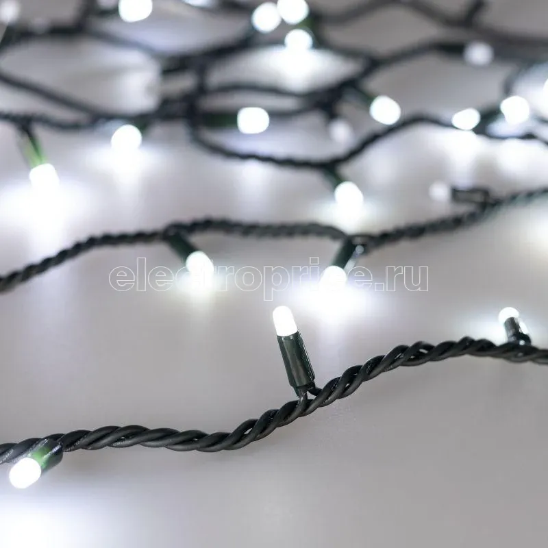 Фото Гирлянда светодиодная ARD-STRING-PRO-1000-GREEN-100LED-MILK-PULSE White230В 7Вт IP65 Ardecoled 031664