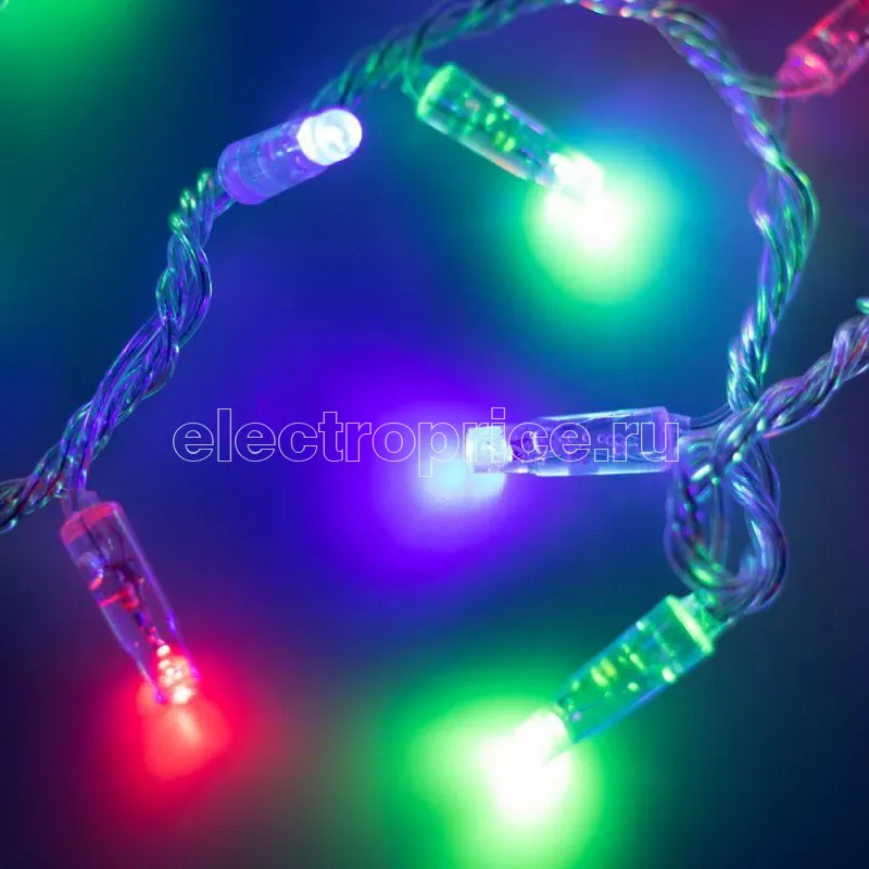 Фото Гирлянда светодиодная ARD-STRING-CLASSIC-10000-CLEAR-100LED-LIVE RGB230В 7Вт IP65 Ardecoled 025793