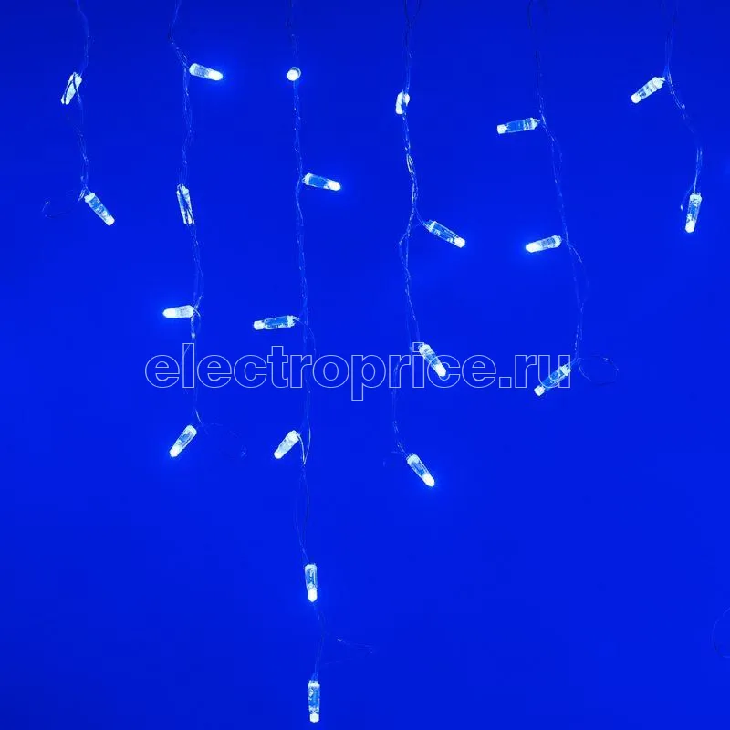 Фото Гирлянда светодиодная ARD-EDGE-CLASSIC-2400х600-CLEAR-88LED-STD BLUE 230В 6Вт IP65 Ardecoled 026006