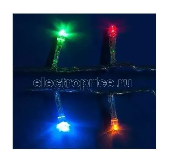 Фото Гирлянда светодиодная ULD-S0800-100/DGA MULTI IP20 с контроллером 100LED (дл.8м) Uniel 7924