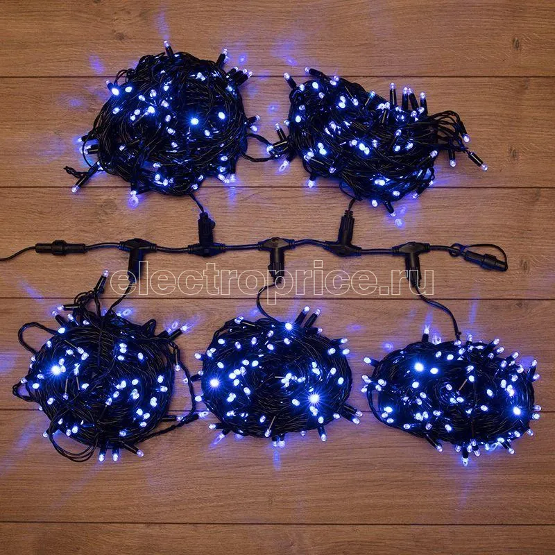 Фото Гирлянда светодиодная "LED ClipLight" 5 нитей х20м 665LED син. 40Вт 24В IP65 с трансф. Neon-Night 323-503