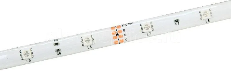 Фото Лента светодиодная LED LSR-5050RGB30-7.2-IP65-12В (уп.5м) IEK LSR2-3-030-65-3-05