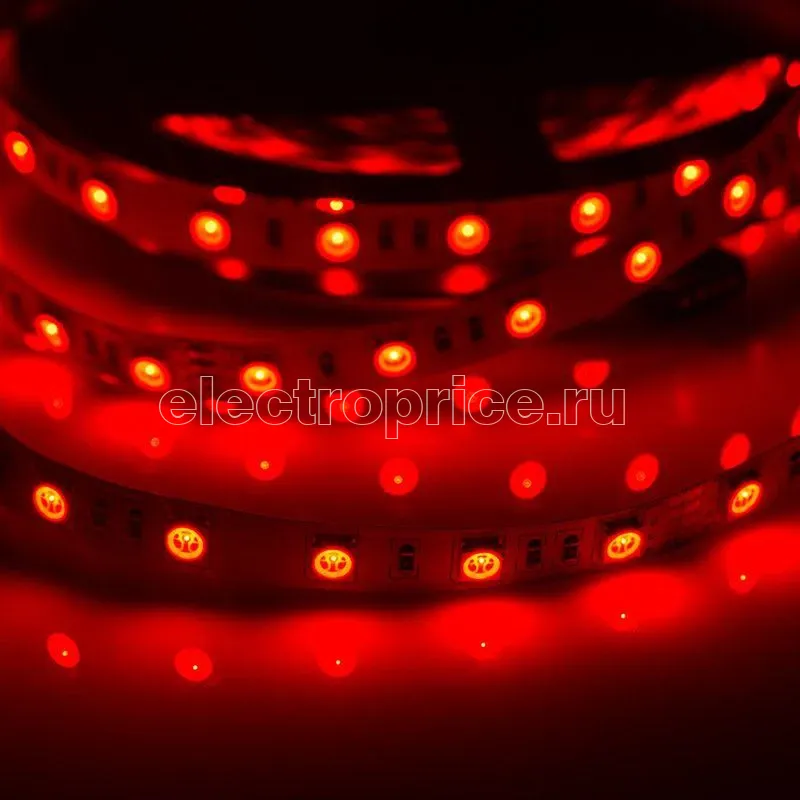 Фото Лента светодиодная24 В 10мм IP23 SMD 5050.60 LED/m RGB (уп.5м) Lamper 141-635