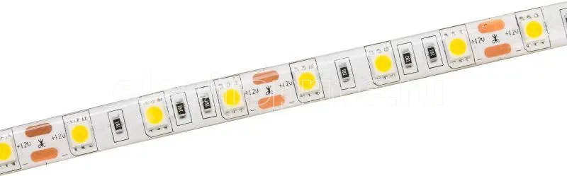 Фото Лента светодиодная LED LSR-5050WW60-14.4-IP65-12В (уп.3м) IEK LSR2-1-060-65-3-03