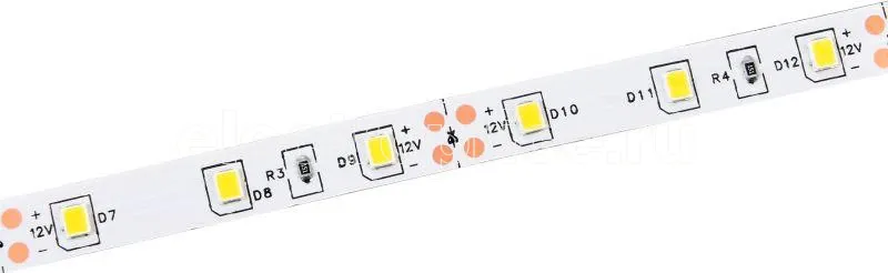 Фото Лента светодиодная LED LSR-2835WW60-4.8-IP20-12В (уп.3м) IEK LSR1-1-060-20-3-03