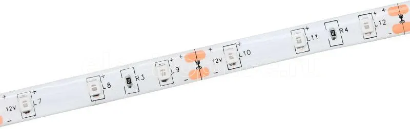 Фото Лента светодиодная LED LSR-2835R60-4.8-IP65-12В (уп.5м) IEK LSR1-6-060-65-3-05