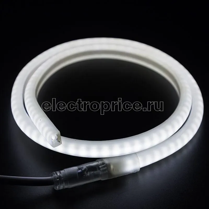 Фото Шнур светодиодный гибкий неон LED SMD форма - D 120LED/м бел. (уп.100м) Neon-Night 131-075