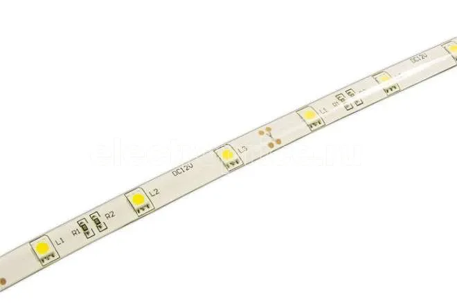 Фото Лента светодиодная PLS 5050/30-12V RGB 7.2Вт/м мультиколор IP65 (уп.5м) JazzWay 327637