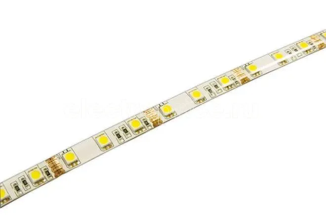 Фото Лента светодиодная PLS 5050/60-12V 14.4Вт/м RGB мультиколор IP65 (уп.5м) JazzWay 1001948