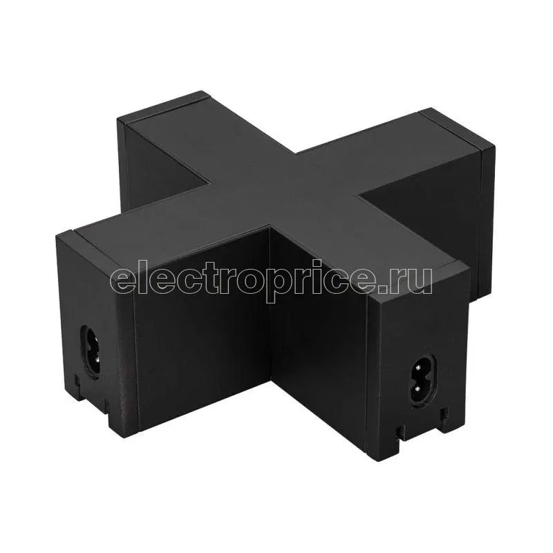 Фото Коннектор крестовой NEO-CLIP-38-CON-X-BK IP40 металл 3 года Arlight 026847