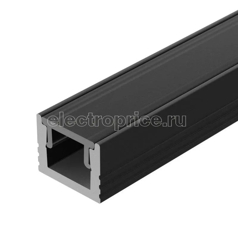 Фото Профиль SL-MINI-8-H6-2000 ANOD BLACK алюм. без экрана Arlight 030522