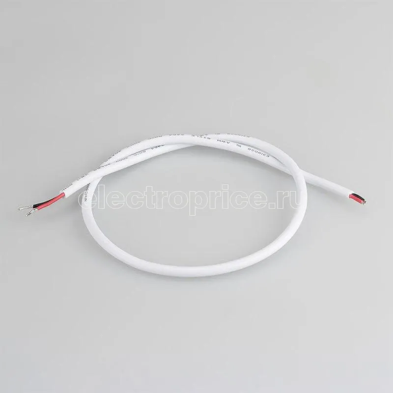 Фото Провод питания закрытый ARL-MOONLIGHT-20AWG-2W-D4.5-CU-500 White Arlight 025548