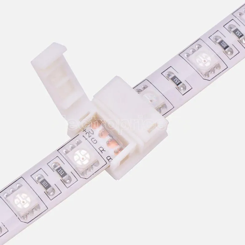 Фото Коннектор стыковочный для RGB LED лент 10мм влагозащ. (уп.10шт) Lamper 144-022