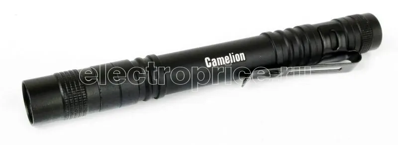 Фото Фонарь LED51517 XPE 3 режима 2хLR03 (в компл.) алюм. черн. (открывающ. блист.) Camelion 12917