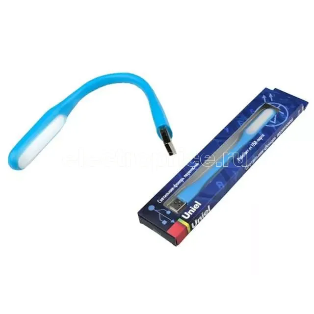 Фото Светильник TLD-541 Blue 6 LED питание от USB Uniel UL-00000251